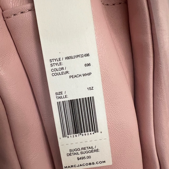 Marc Jacobs Pillow Bag Peach Whip Color NWT - Picture 6 of 6